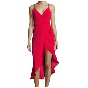 Xscape Women's Ruffled High-Low Dress